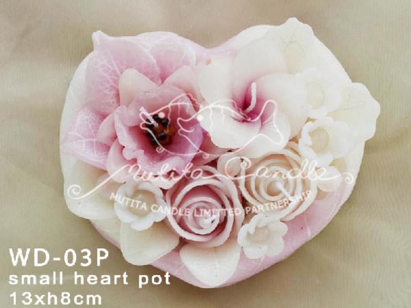 เทียนหอม เดชอุดม :  PINK WEDDING SET|Weddng Candles, best elegant Candles for wedding ceremony.
SOFT PINK FLOWER CANDLES ARRANGTMENT FOR SPECIAL DAY|WD-03P|small heart pot 13 x h 8 cm