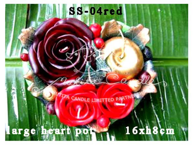 เทียนหอม เดชอุดม : CHRISTMAS COLOUR SET3|flower candles from Thailand for christmas seasoning
RICH ROSES BOUQUET WITH FRUIT AND CHRISTMAS SPICE|SS-04RED|large heart pot  16 x h8 cm