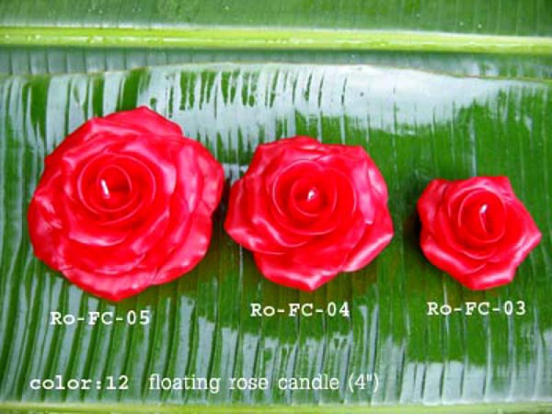 เทียนหอม เดชอุดม :  CATALOGUE03|Small floating flower candles from Thailand
FLOATING FLOWER CANDLES|Ro-FC-05-03|4 Inch