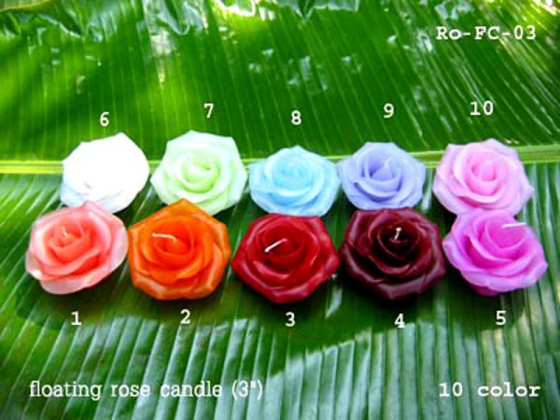 เทียนหอม เดชอุดม :  CATALOGUE03|Small floating flower candles from Thailand
FLOATING FLOWER CANDLES|Ro-FC-03|3 Inch